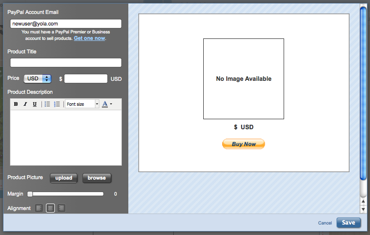 PayPal Widget