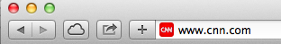 Favicon on CNN.com